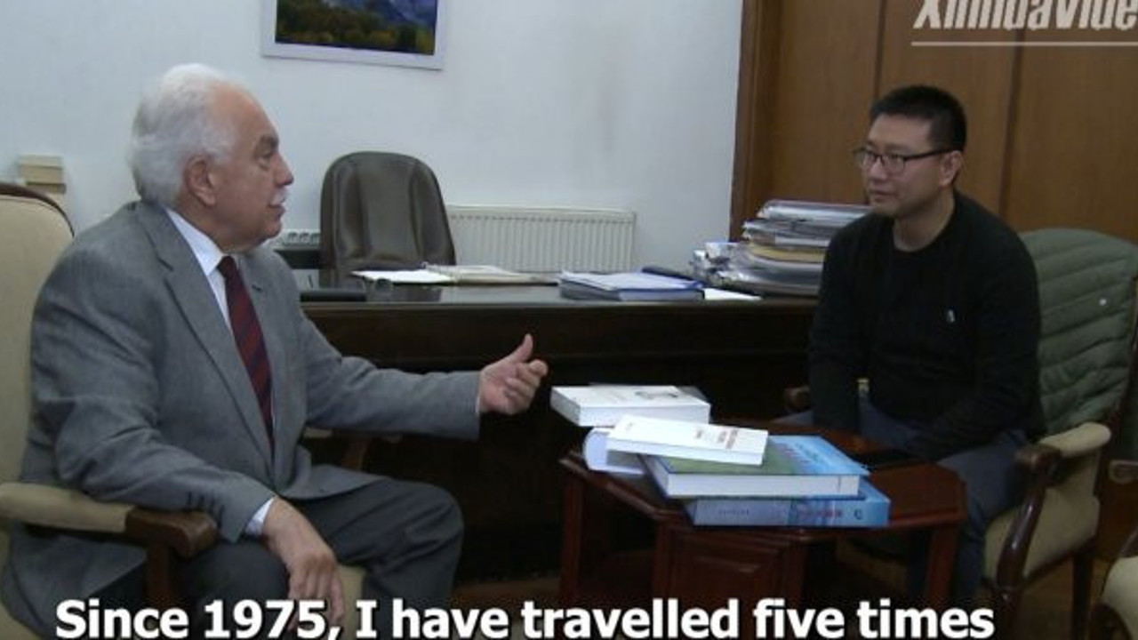 Doğu Perinçek, Çin medyasına manşet oldu!