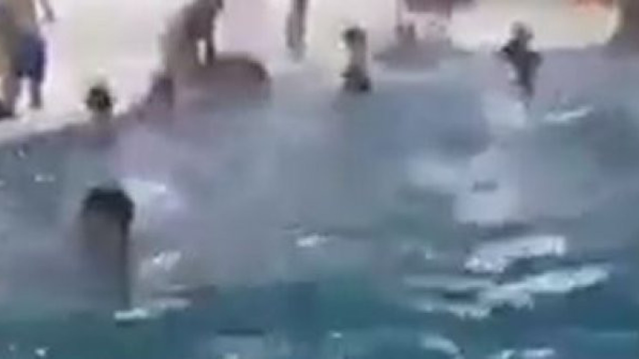 Suriyeliler Gaziantep'teki kapalı havuzları işgal etti