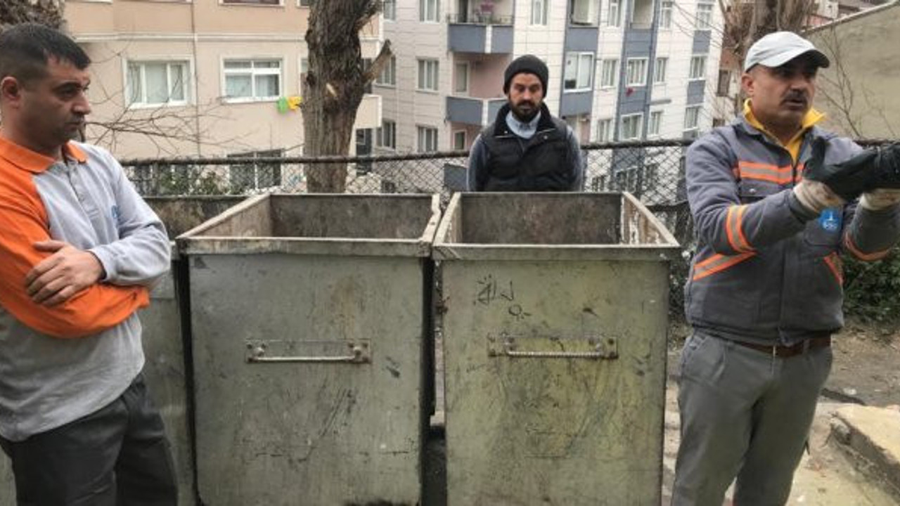Şişli'de çöplerin arasında bebek çıktı