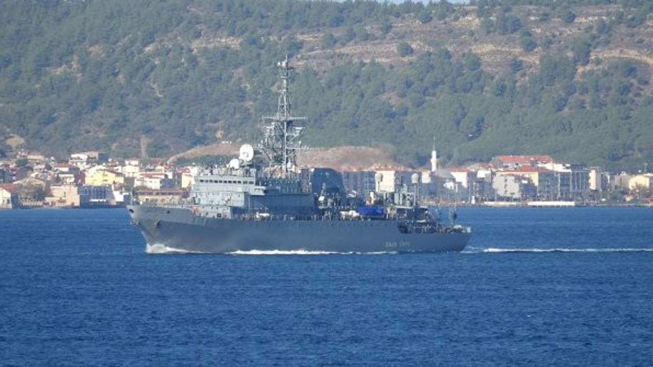 Boğazı geçen Rus gemisinde keskin nişancı detayı!