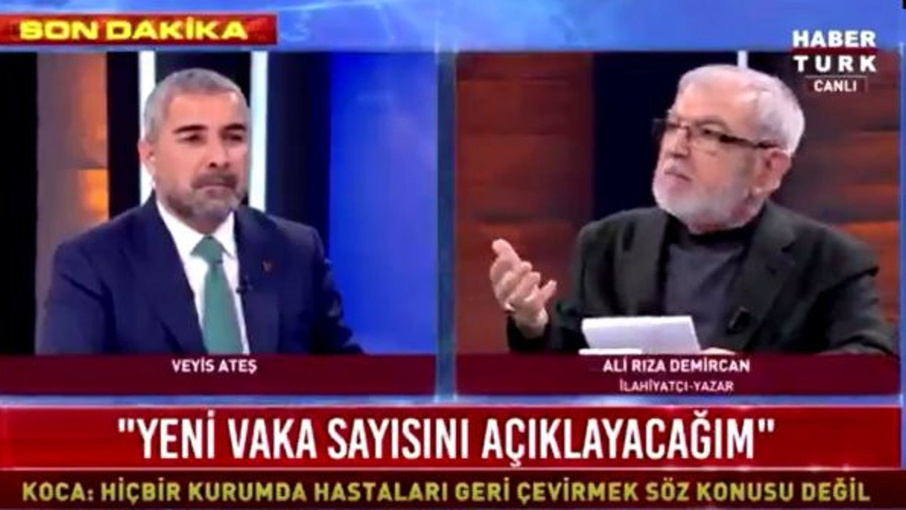 Habertürk'te ilahiyatçı Ali Rıza Demircan'dan ilginç korona virüs çıkışı