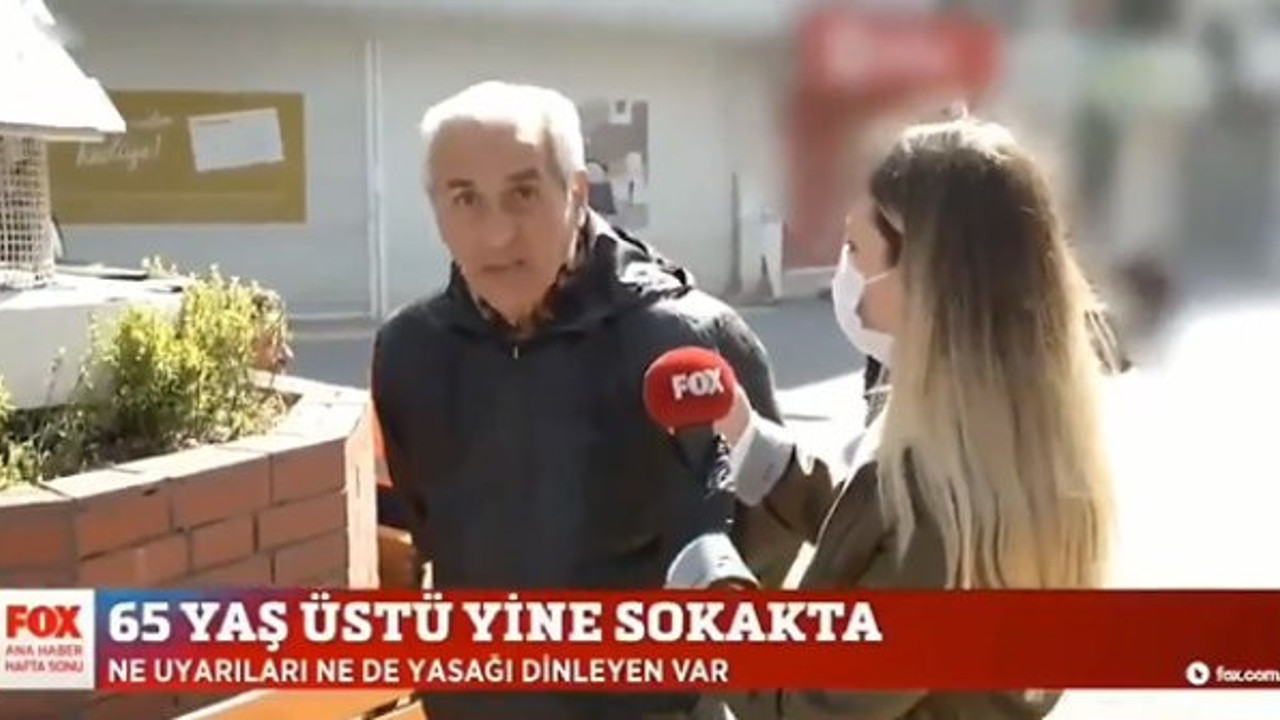 Fox TV muhabiriyle yaşlı adamın diyaloğu gündem oldu