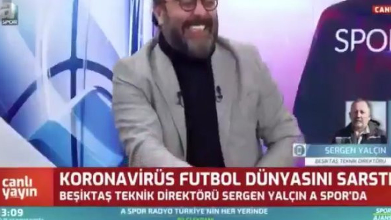 Sergen Yalçın'ın canlı yayında virüs cevabı, yıktı geçti