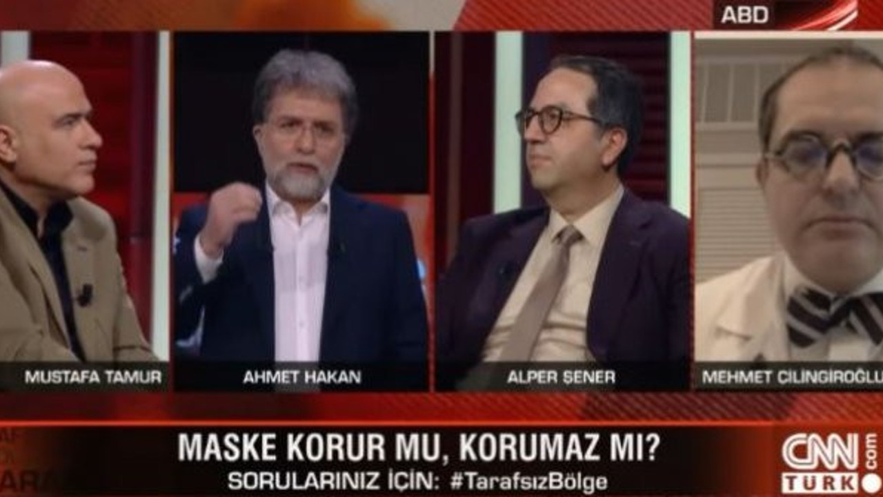 Habertürk'te canlı yayını terk etti CNN Türk'te uyarıda bulundu