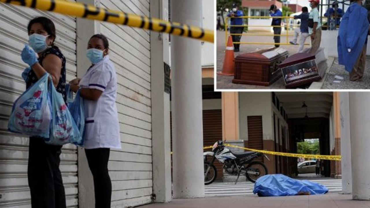 Ekvador'da sokaklardan 150 ceset toplandı