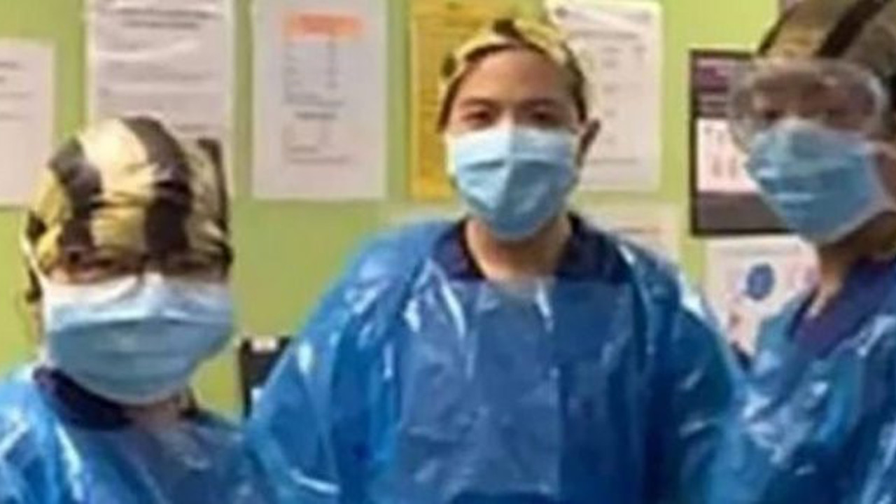 Ekipman olmadığı için çöp poşeti giydirdiler, göz göre göre virüs kaptılar!