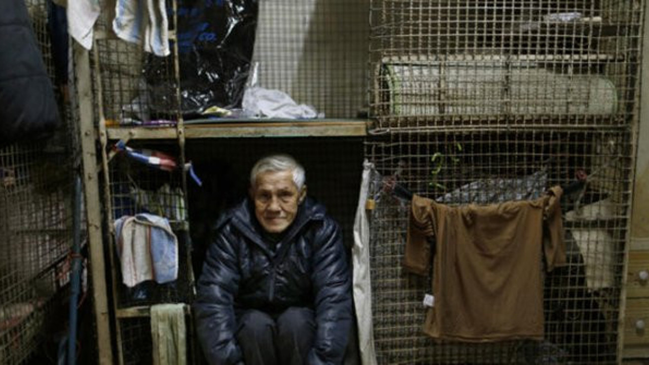 Hong Kong'ta kafes evlerde yaşam mücadelesi