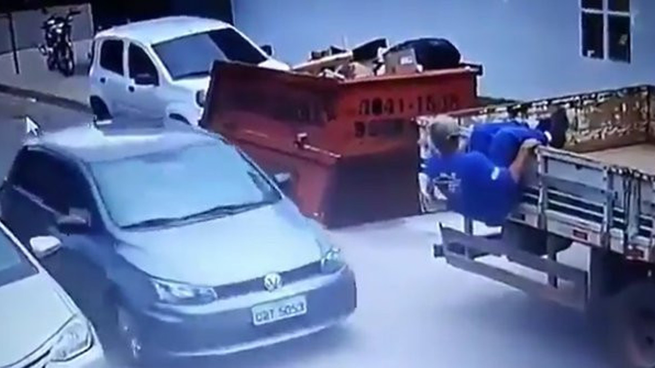 Mucize kurtuluş kameralara böyle yansıdı