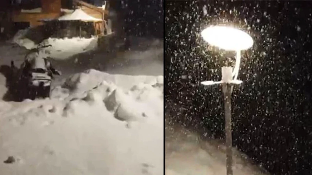 Yazı beklerken kar sürprizi