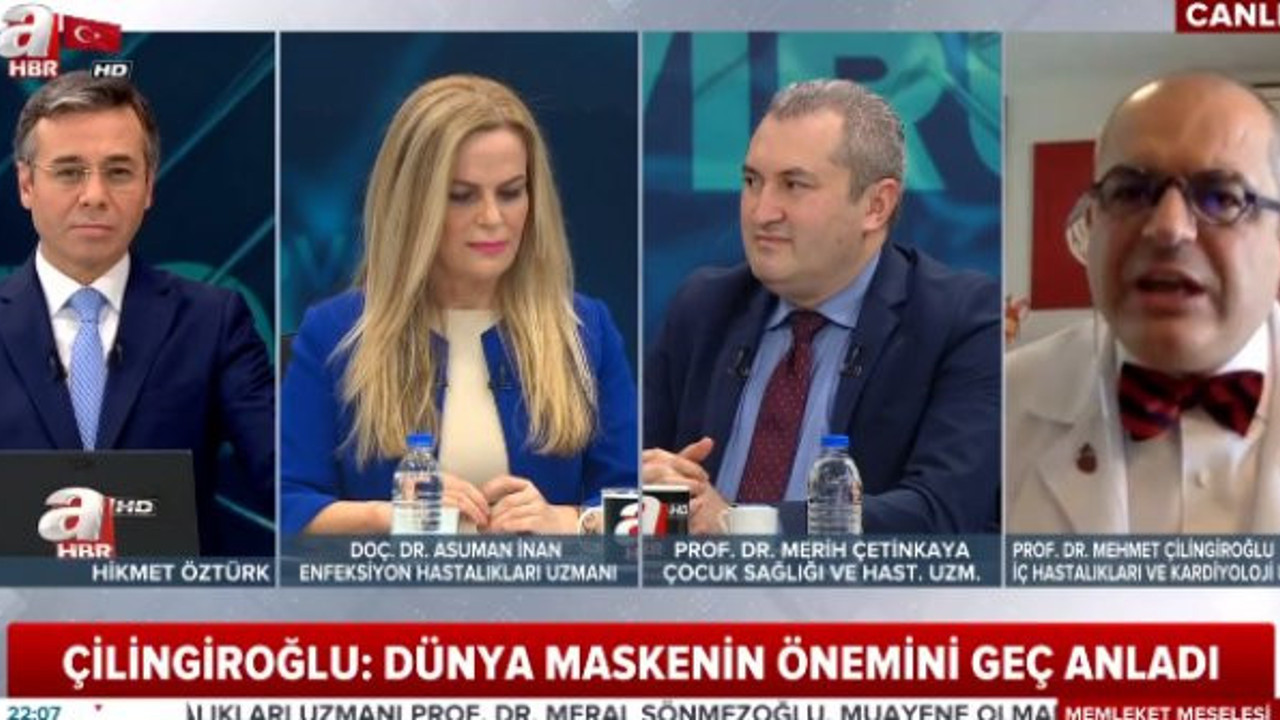 Prof. Mehmet Çilingiroğlu'nun A Haber'de Atatürk isyanı! Sunucuya müdahale ettirmedi