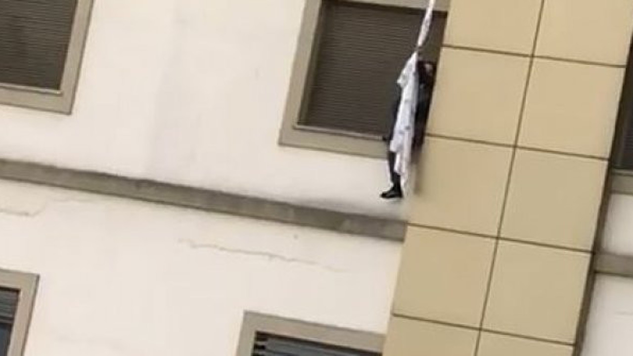 Koronalı kaçak çarşafa dolandı