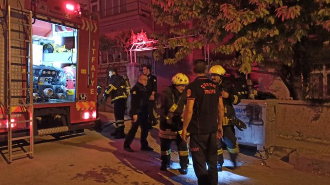 Yaşlı çifti ölümden itfaiye kurtardı