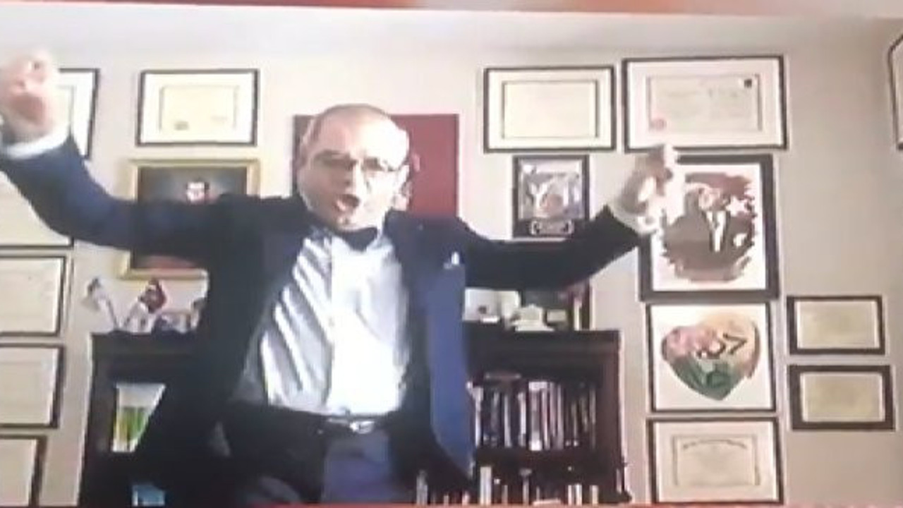 Mehmet Çilingiroğlu Maria'yı görünce CNN Türk canlı yayınında zeybek oynadı! Maria Gladkikh kimdir?