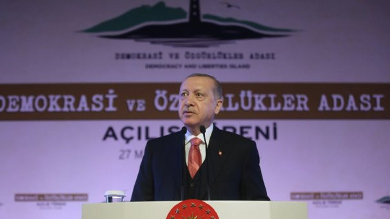 Erdoğan'dan Yassıada'da Alparslan Türkeş mesajı