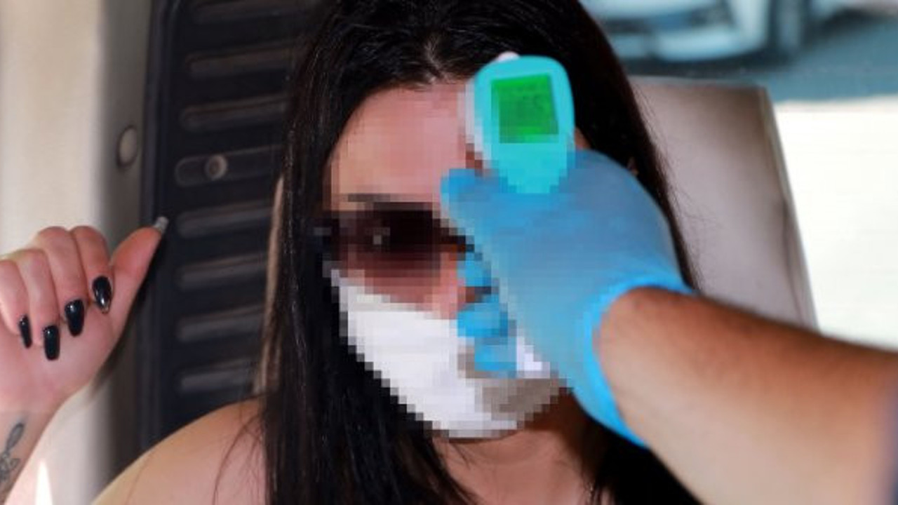 Otobüste korona virüs paniği