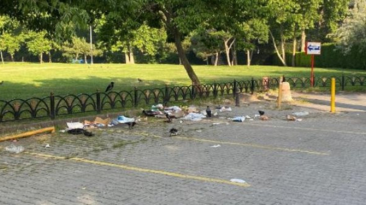 Caddebostan Sahili'nde bu sabah... Utandıran manzara