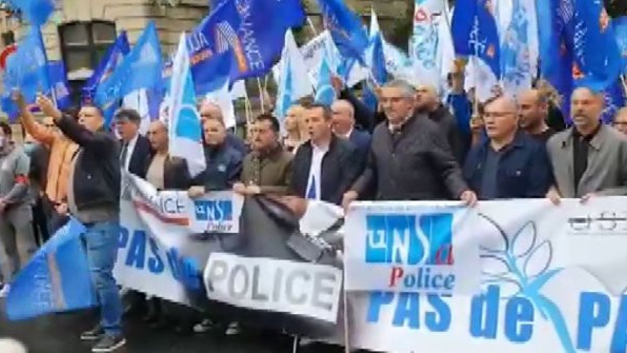 Bakan ‘Nefessiz bırakmayın’ dedi: Polisler eylem yaptı