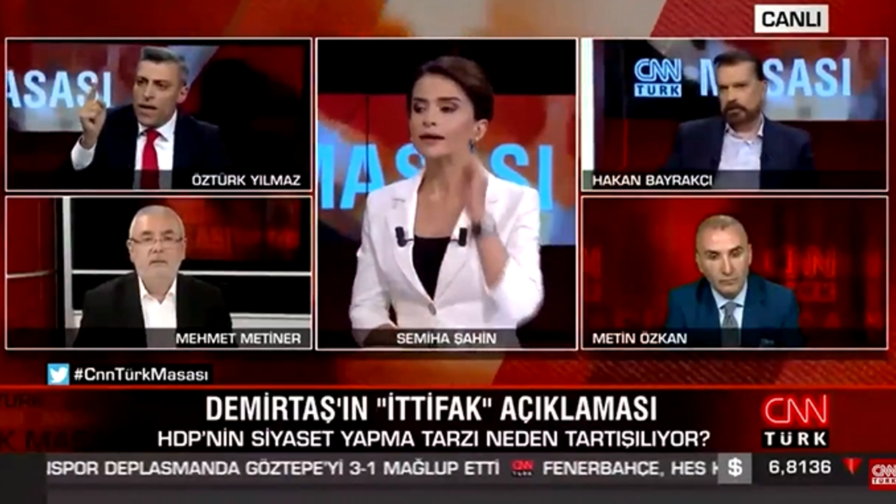 Öztürk Yılmaz "Açar videolarını herkese izletirim" deyince Mehmet Metiner çıldırdı