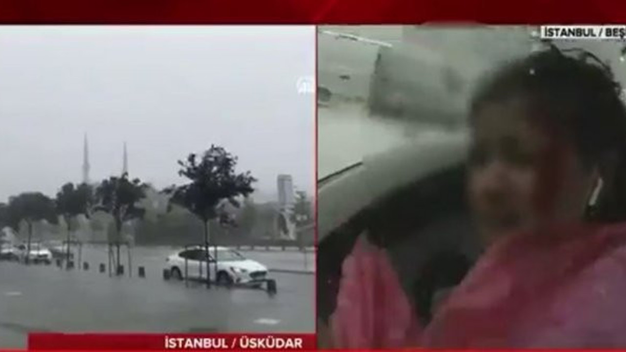 A Haber'in kadın muhabiri canlı yayında kanlar içinde kaldı