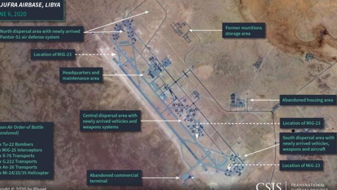 Libya'dan en net fotoğraflar! SİHA korkusundan 180 km kaçtılar