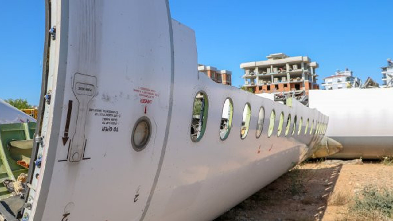 Hasarlı yolcu uçağı satışa çıktı