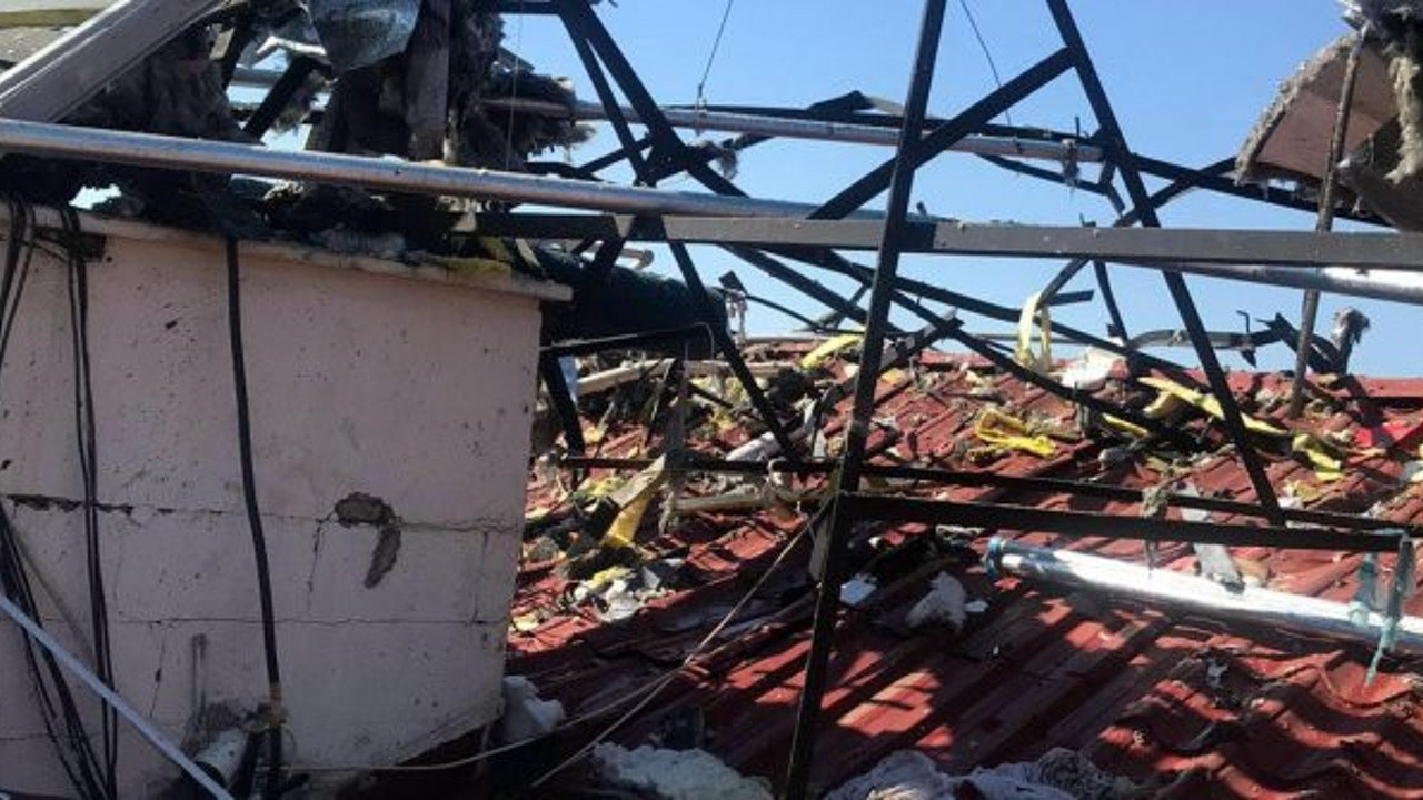 Su tankı bomba gibi patladı: 2 yaralı