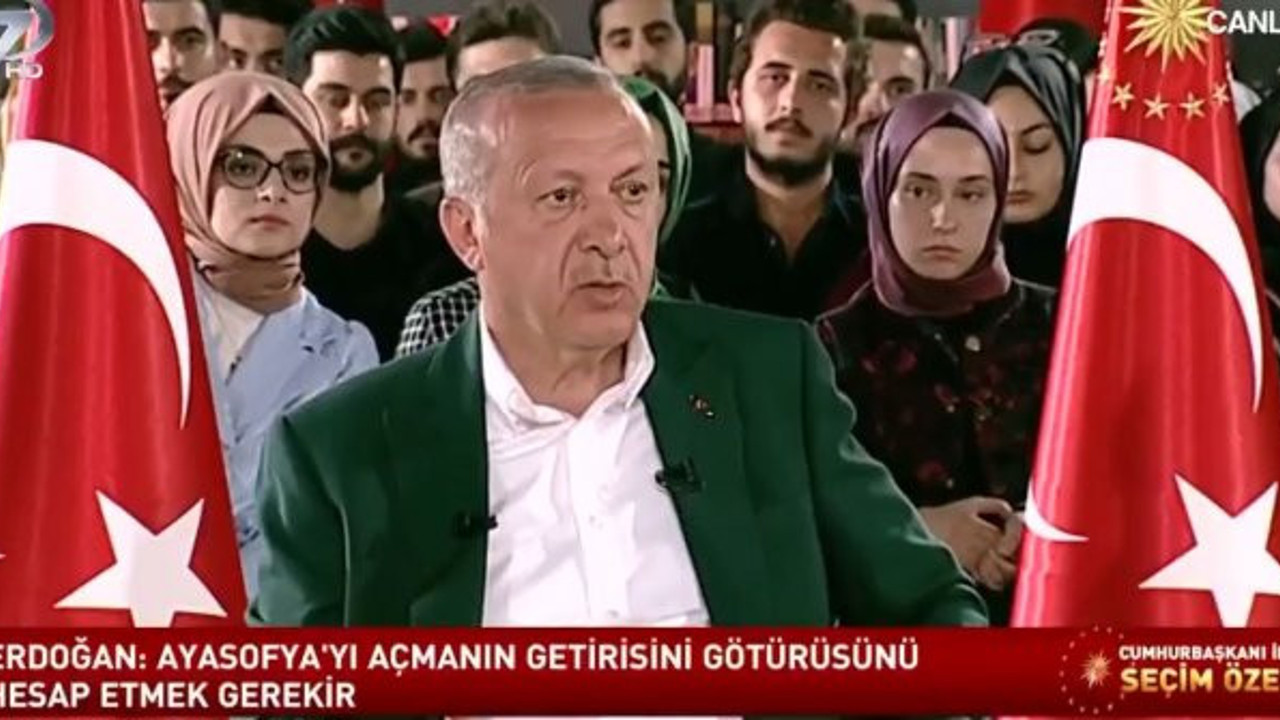 Erdoğan'ın Ayasofya ile ilgili eski söylemleri sosyal medyanın gündeminde