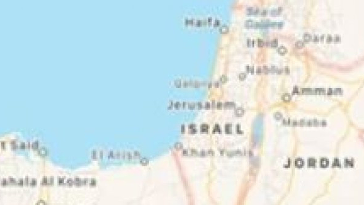 Google ve Apple, Filistin’i haritadan silmiş