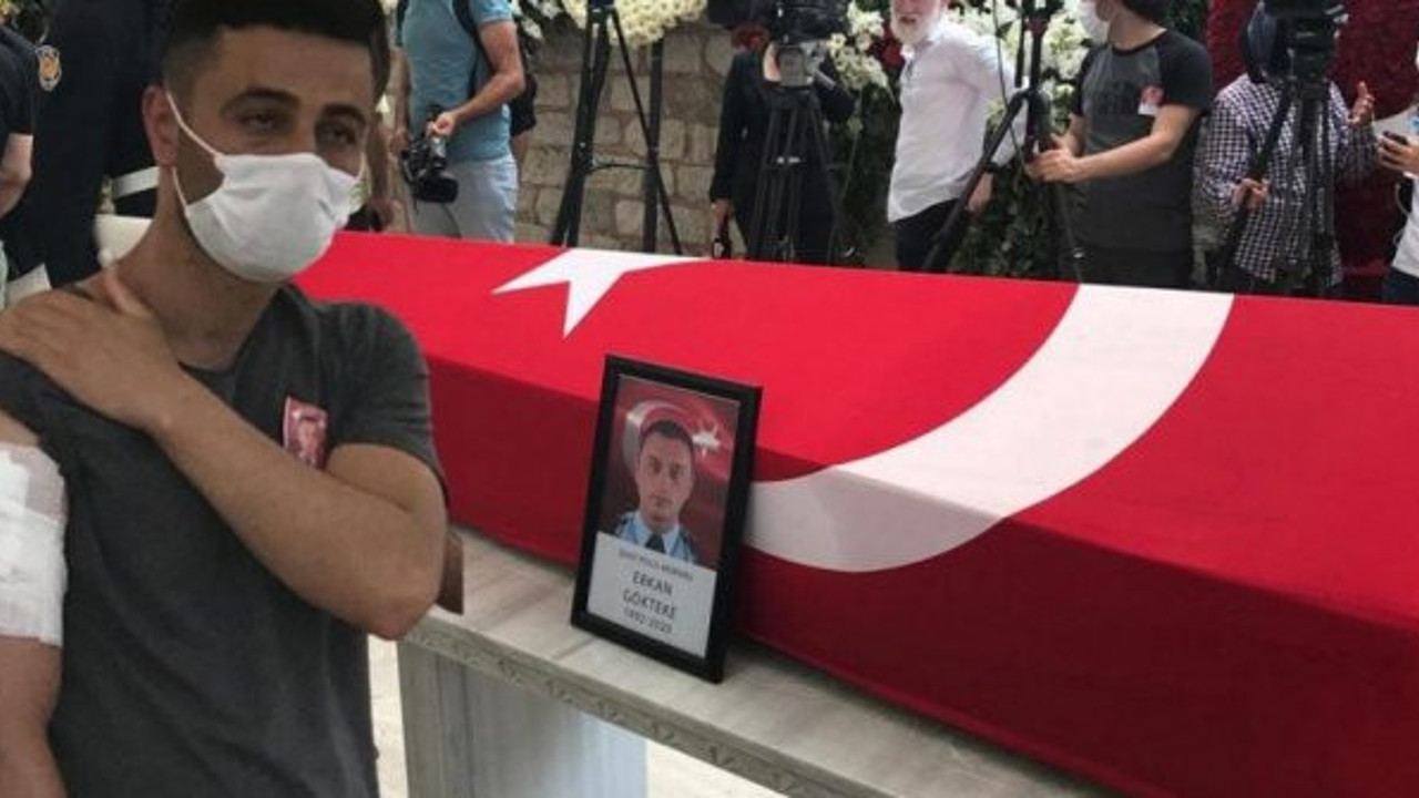 Şehit polis Erkan Gökteke son yolculuğuna uğurlandı