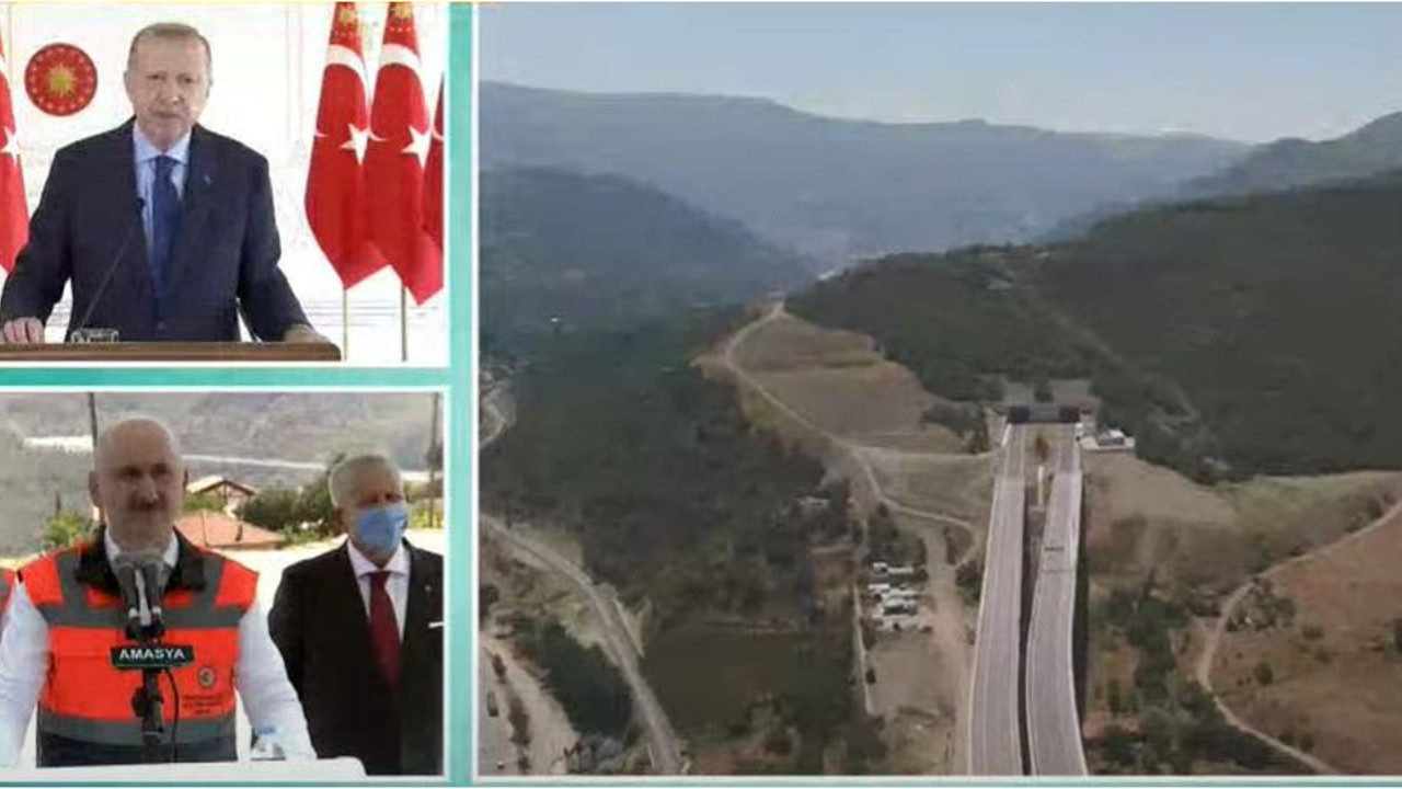 Cumhurbaşkanı Erdoğan, Amasya Çevre Yolu Açılışı'nda konuştu