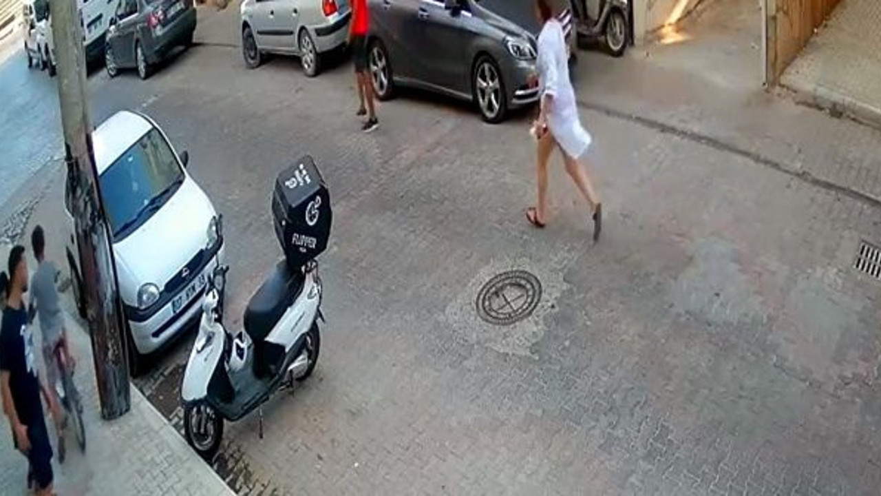 Araçtan çocukları kaçıracaktı!