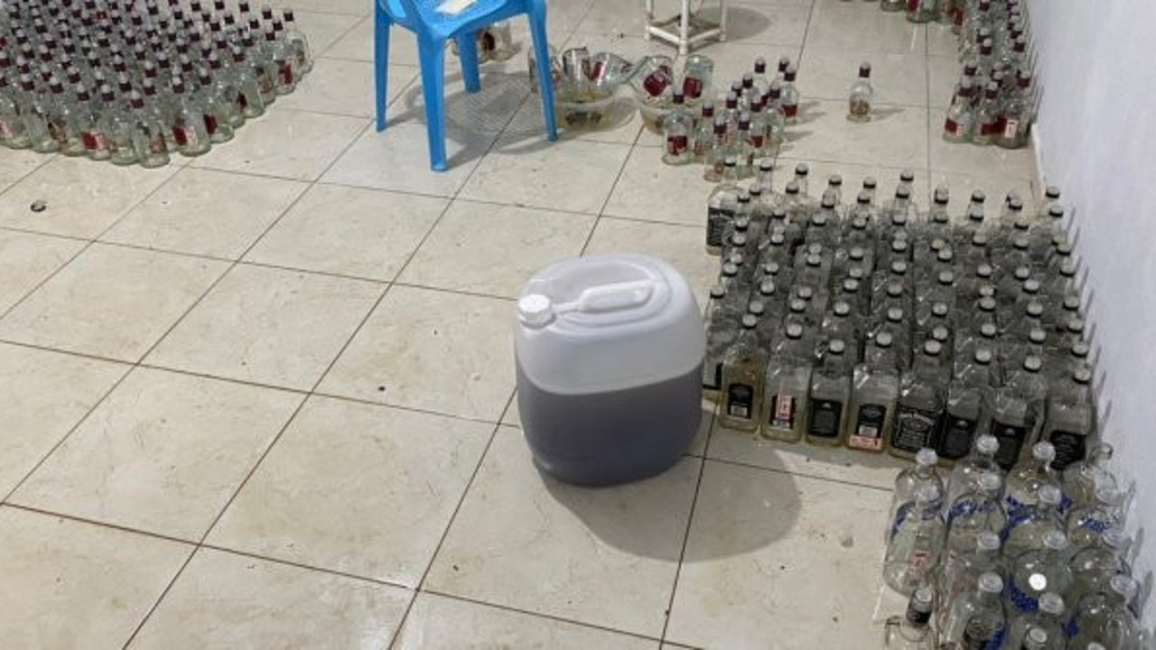 Gaziantep'te sahte içki operasyonu: 5 gözaltı