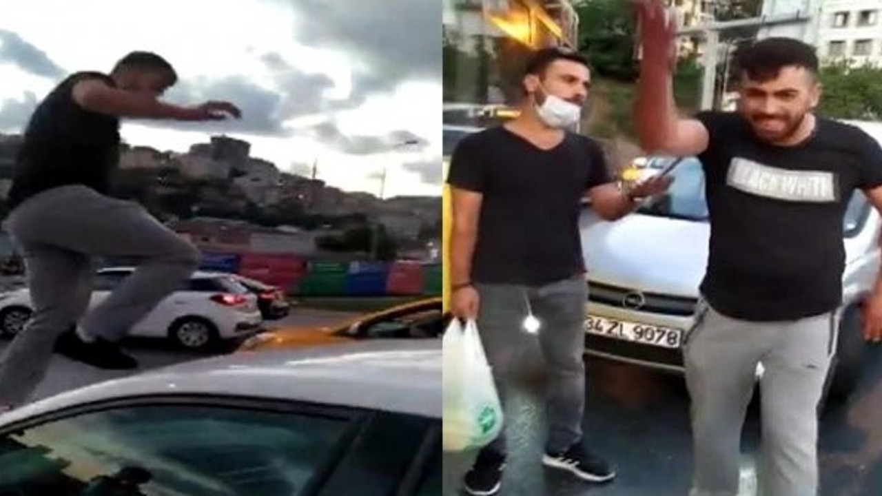 Trafikte dehşet kadın sürücüye küfredip böyle saldırdı: Yeni baklavacı olayı