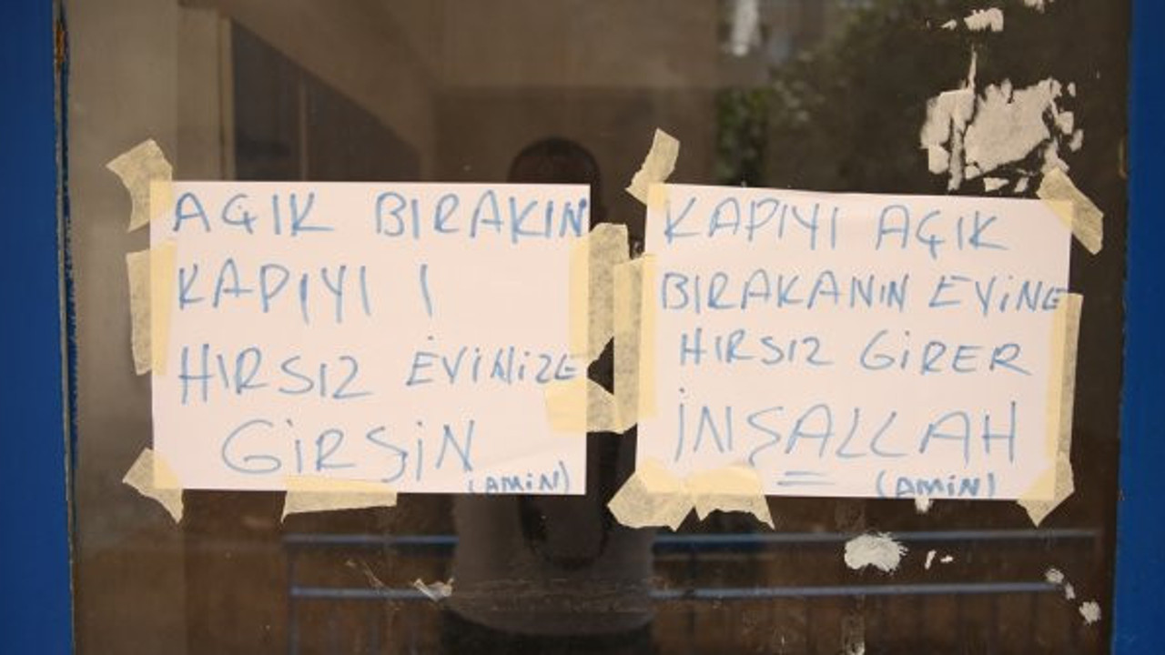 Bir yurdum insanı haberi, Apartman sakinlerinden bunaldı kapıya bunu yazdı