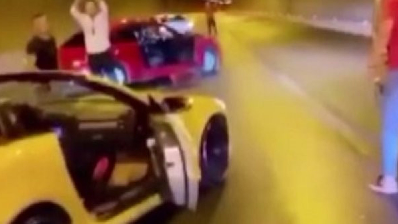 Tüneli kapatan konvoydaki sürücülere ceza