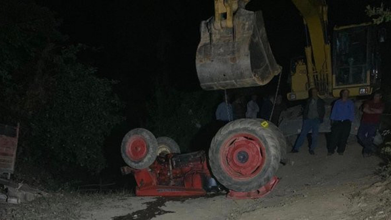 Bursa'da feci kaza! Traktörün altında kaldı