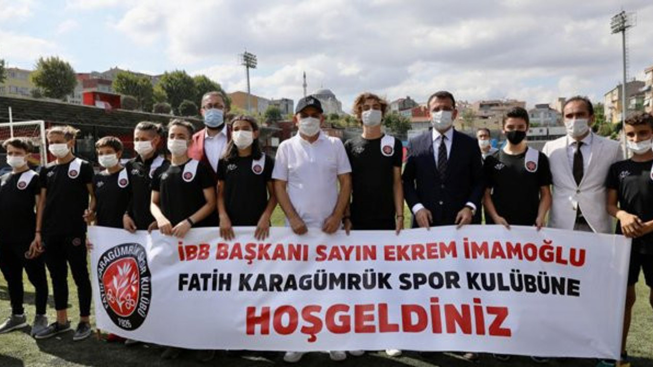 İmamoğlu'ndan Karagümrük'e tebrik ziyareti