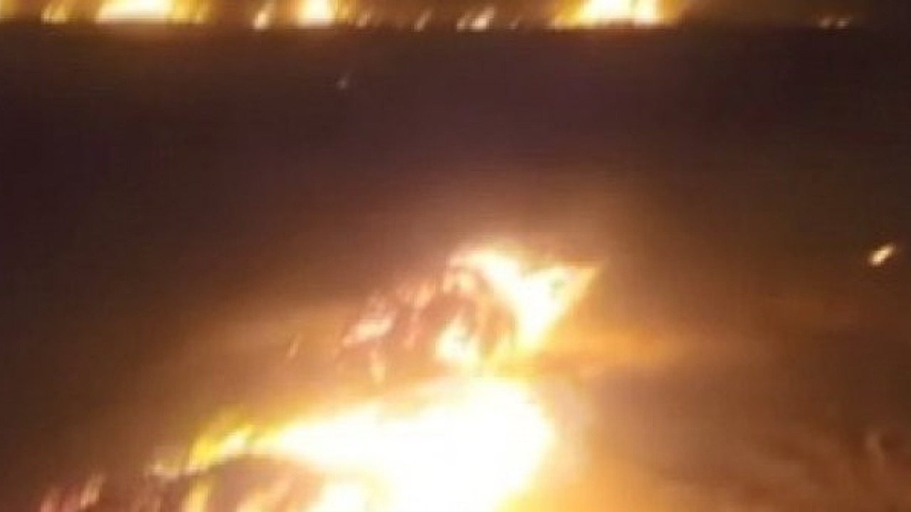 Sabaha karşı gökyüzünden indi! Koca şehir korkudan evden dışarı çıkamadı! Manisa’da her yeri alevler kapladı