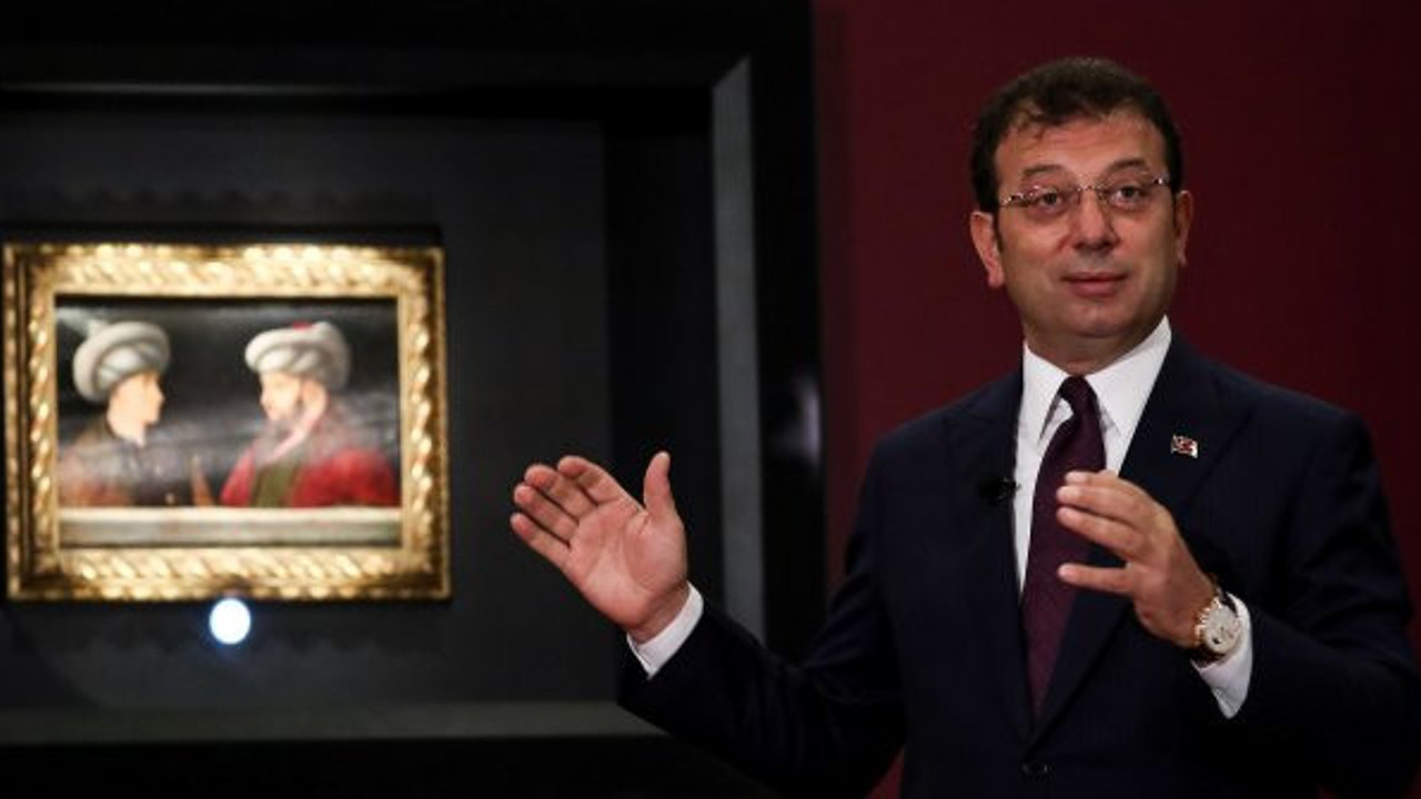 Fatih Sultan Mehmet'in tablosu yeniden İstanbul'da: Ekrem İmamoğlu bizzat gösterdi!