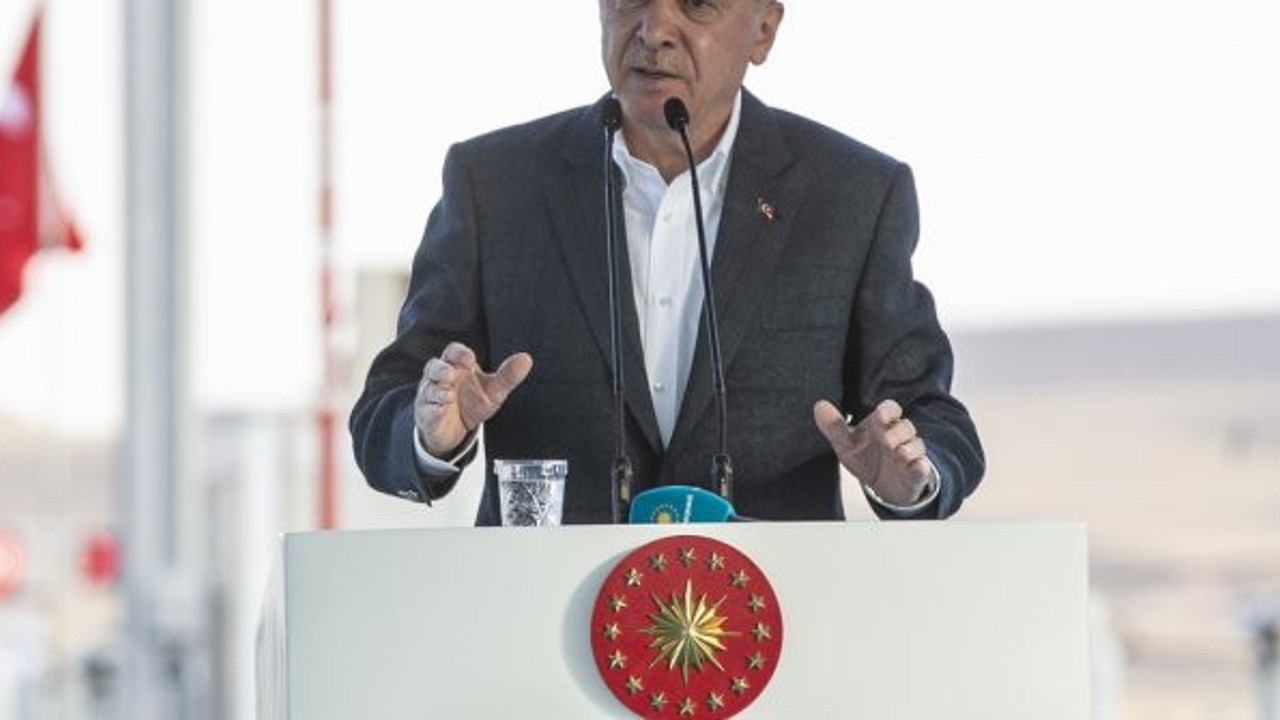 Erdoğan otoyol açılışında konuştu