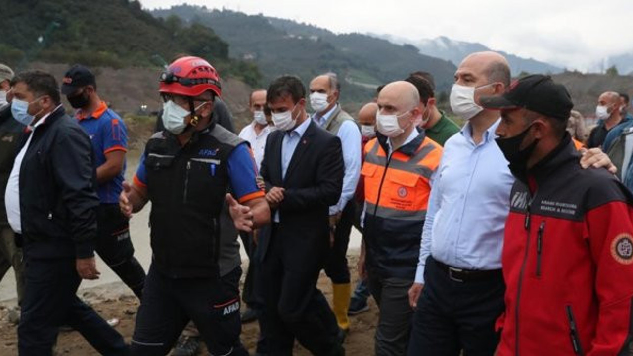 Bakan Soylu Giresun'de incelemelerde bulundu