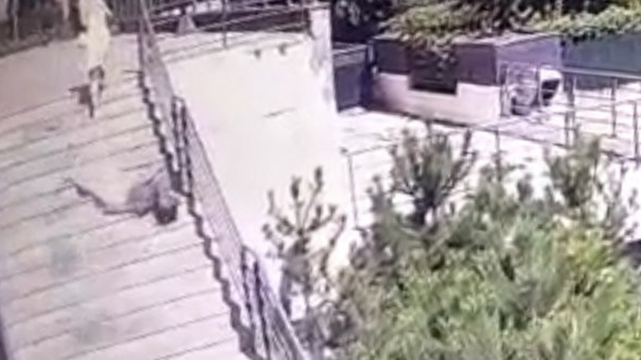 Rezidanstan düşen camla gelen ölüm! Cinayet gibi kaza kamerada