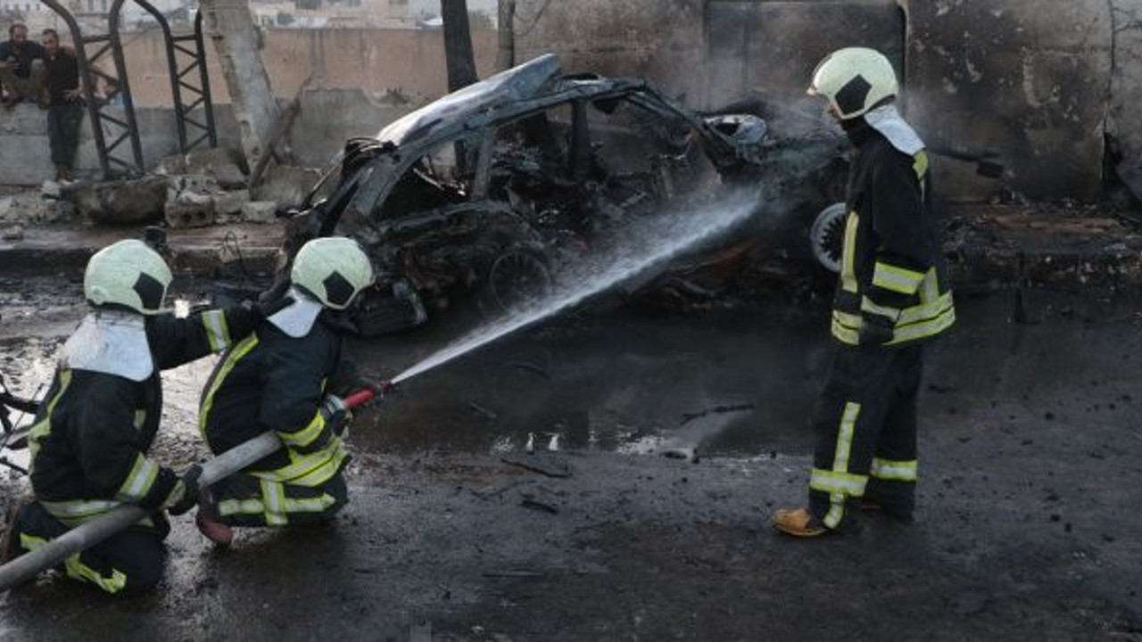 Afrin’de bombalı araçla saldırı: 3 ölü,14 yaralı