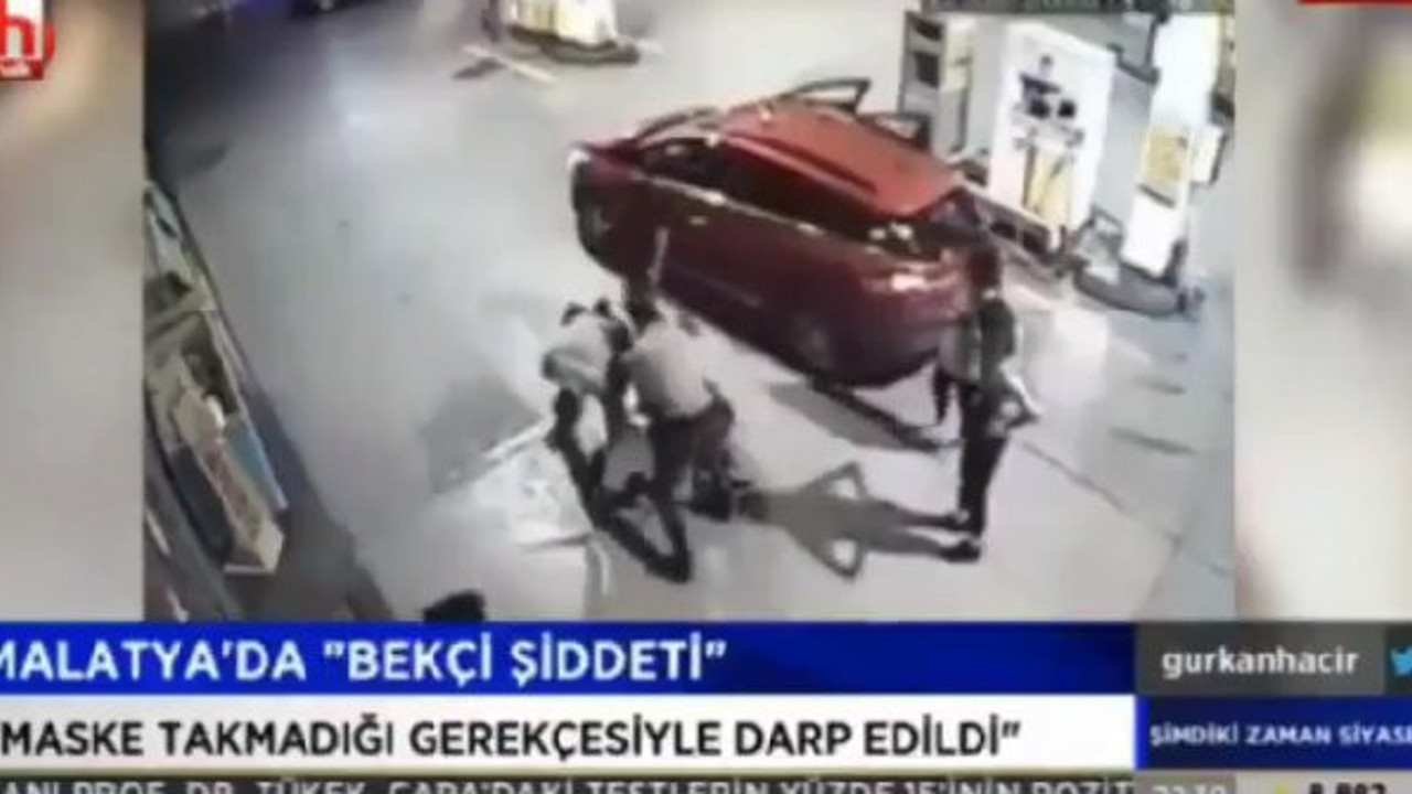 Malatya'da maske takmayan bekçiler, maske takmayan gençleri "Niye maske takmıyorsunuz" diyerek darp etti