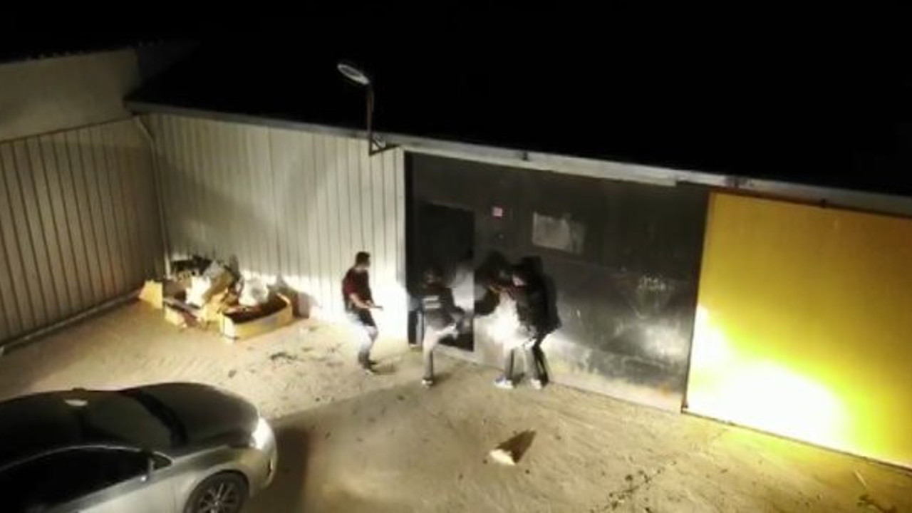 Fabrikayı basan polisler şok oldu