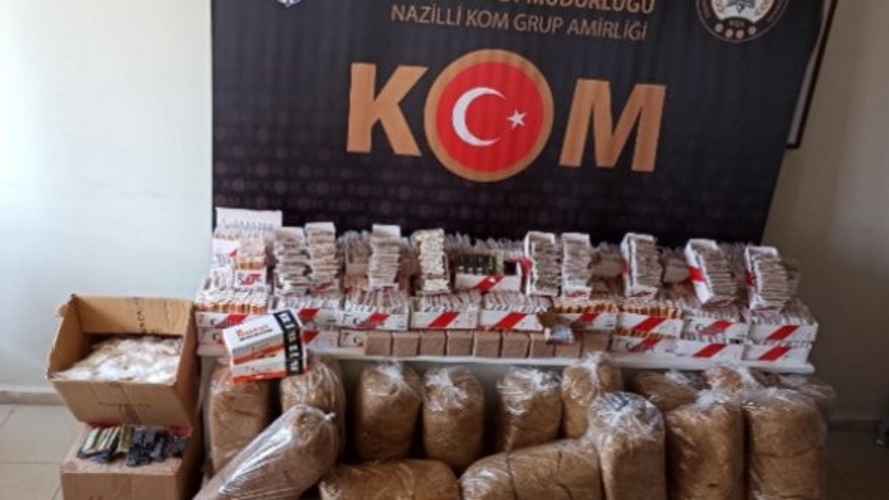 Aydın'da kaçak tütüncülere suçüstü!