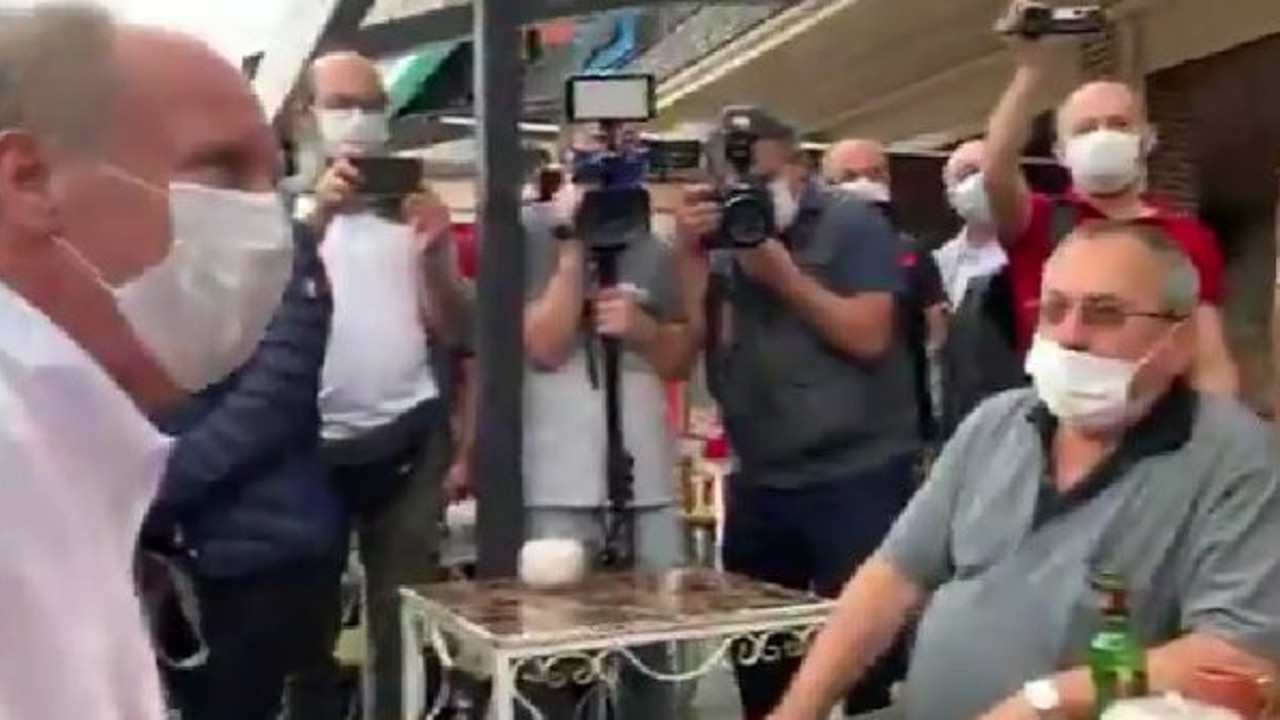 Vatandaşın sözleri tansiyonu yükseltti, Muharrem İnce bakın nasıl tepki gösterdi