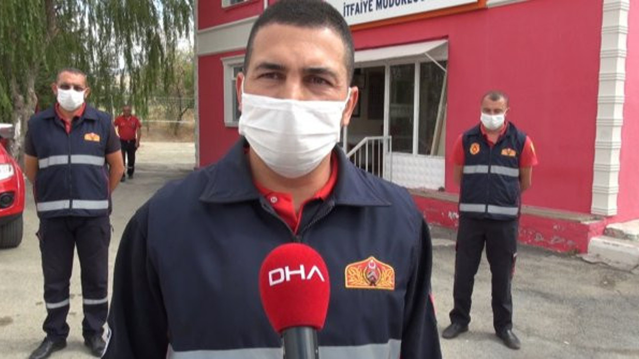 Alevlerin içine dalıp diri diri yanacak anne ile kızını kurtardı! Kahraman itfaiyeci