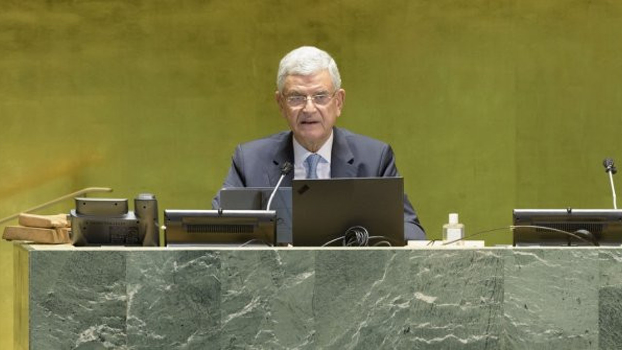 BM'de, ilk Türk genel kurul başkanı Volkan Bozkır konuştu