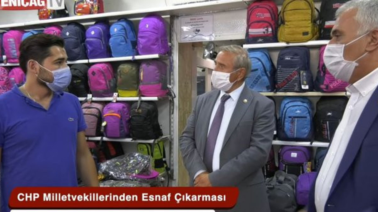 CHP'li vekiller dinledi Yeniçağ TV esnafın isyanını böyle tarihe kaydetti